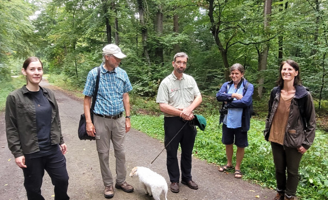 Die Referent*innen der Deisterwanderung. 