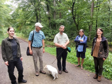 Die Referent*innen der Deisterwanderung. 