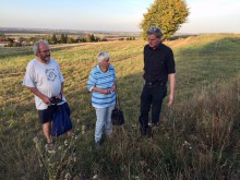 GRÜNE Mitglieder mit Umweltsachbearbeiter Michael Barth in Hohenbostel