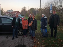 Grüne Mitglieder in der Berliner Straße